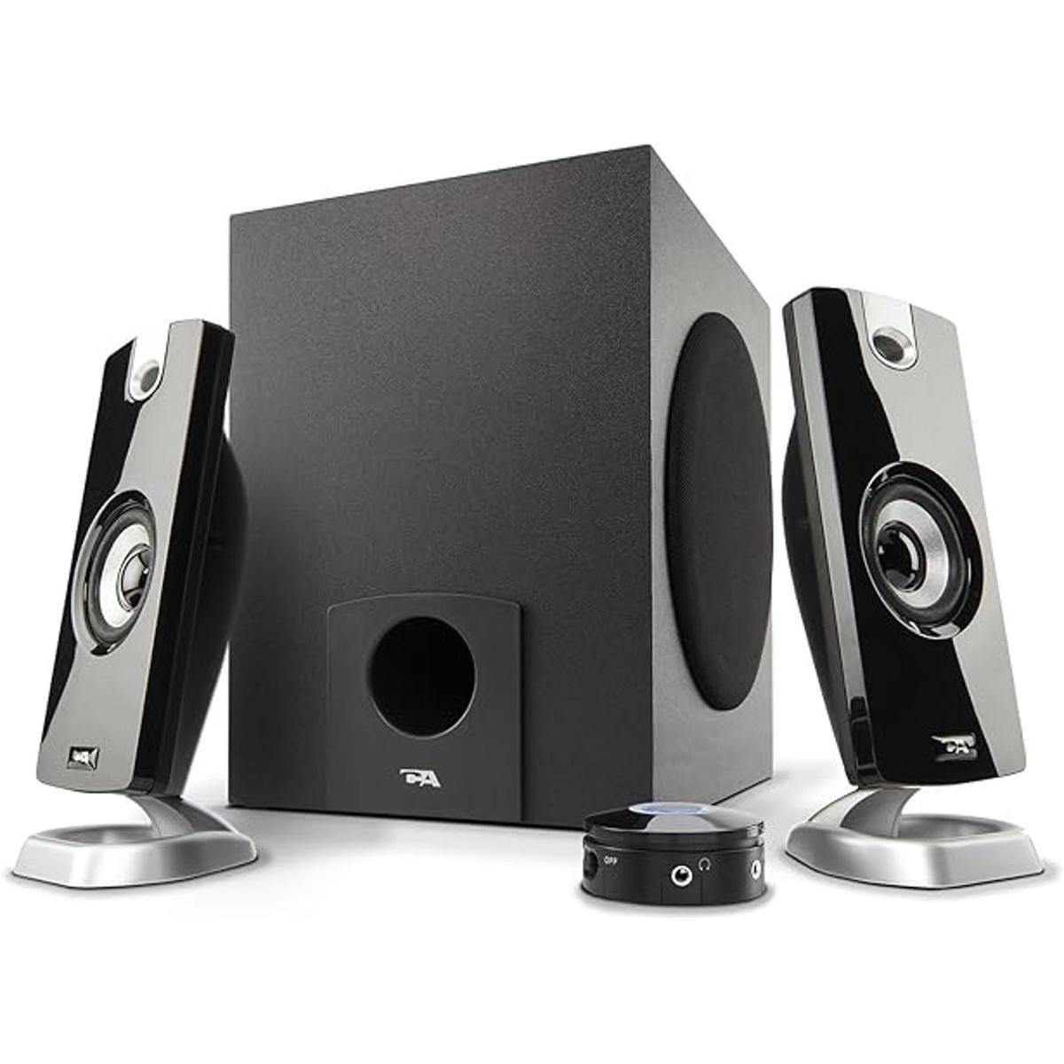 Cyber Acoustics Sistema de altavoces de subwoofer 2.1 con