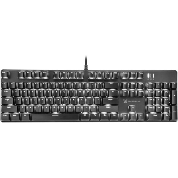 Merdia Teclado mecánico para juegos con interruptor marrón_1