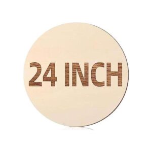Círculos redondos de madera de 24 pulgadas recortes