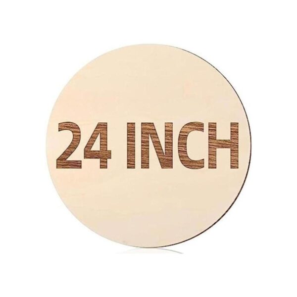 Círculos redondos de madera de 24 pulgadas recortes