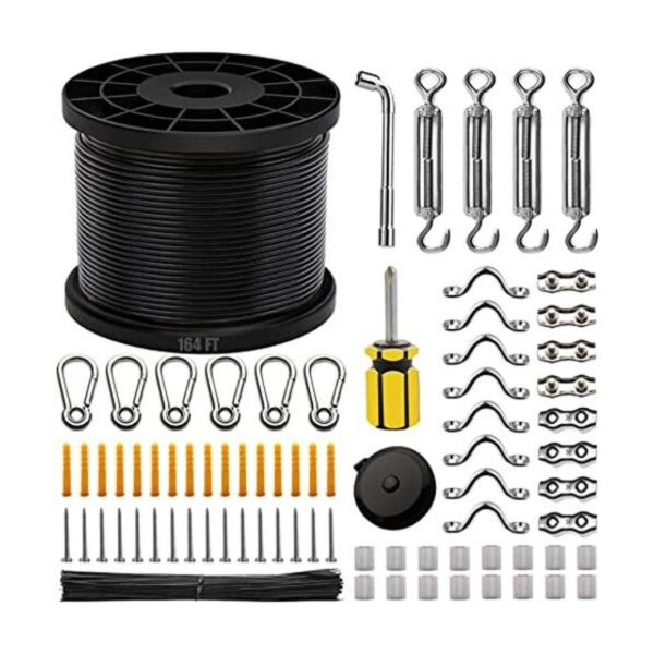 Kit colgante de luces con cuerda de alambre de acero_1