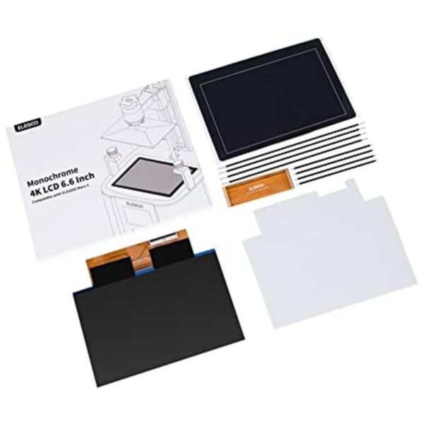 ELEGOO Pantalla LCD monocromática 4K de 6.66 pulgadas con_1