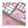 Merdia Teclado mecánico para juegos con interruptor azul_2