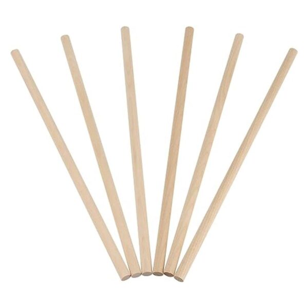 FUNSUEI Paquete de 200 varillas de madera de 38 x 12_5