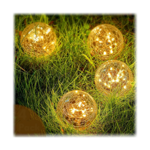Luces solares de jardín para exteriores luz de globo de_1