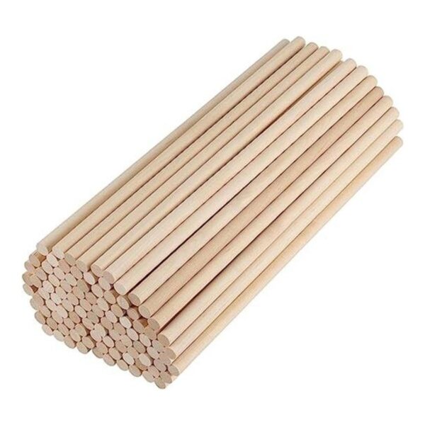 FUNSUEI Paquete de 200 varillas de madera de 38 x 12_1