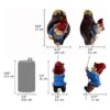 Figuras de árbol de gnomo en miniatura elfo de hadas