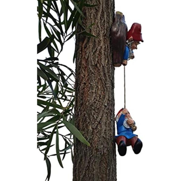 Figuras de árbol de gnomo en miniatura elfo de hadas