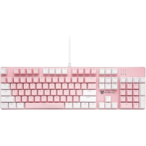 Merdia Teclado mecánico para juegos con interruptor azul_1