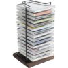 MyGift Soporte de disco compacto vertical de alambre de_1