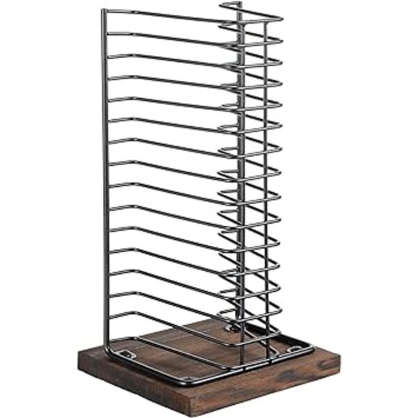 MyGift Soporte de disco compacto vertical de alambre de_6