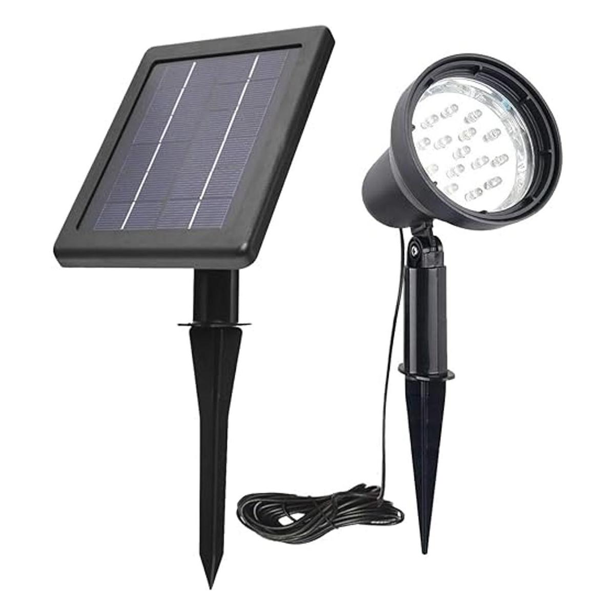 Focos solares impermeables para exteriores luz solar