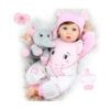 Aori Muñecas Reborn de bebé niña de 22 pulgadas realista_2