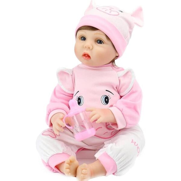 Aori Muñecas Reborn de bebé niña de 22 pulgadas realista_4