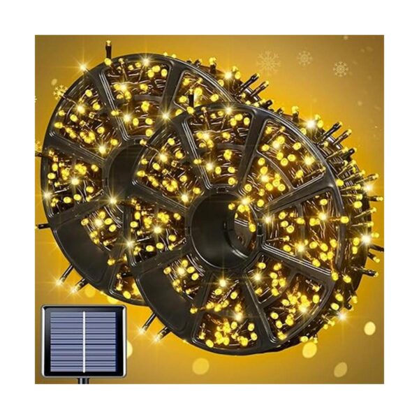 JMEXSUSS 600 luces solares LED de Navidad para exteriores_1