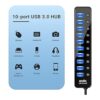 Concentrador USB 3.0 atolla 10 puertos USB Data Hub_2