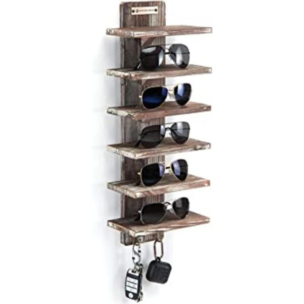 J JACKCUBE DESIGN Organizador de gafas de sol de madera