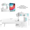 CraftBud Mini máquina de coser para principiantes con kit_5