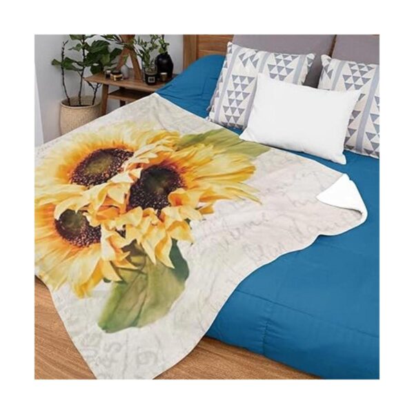 Manta de girasol 80 x 60 pulgadas manta de girasol