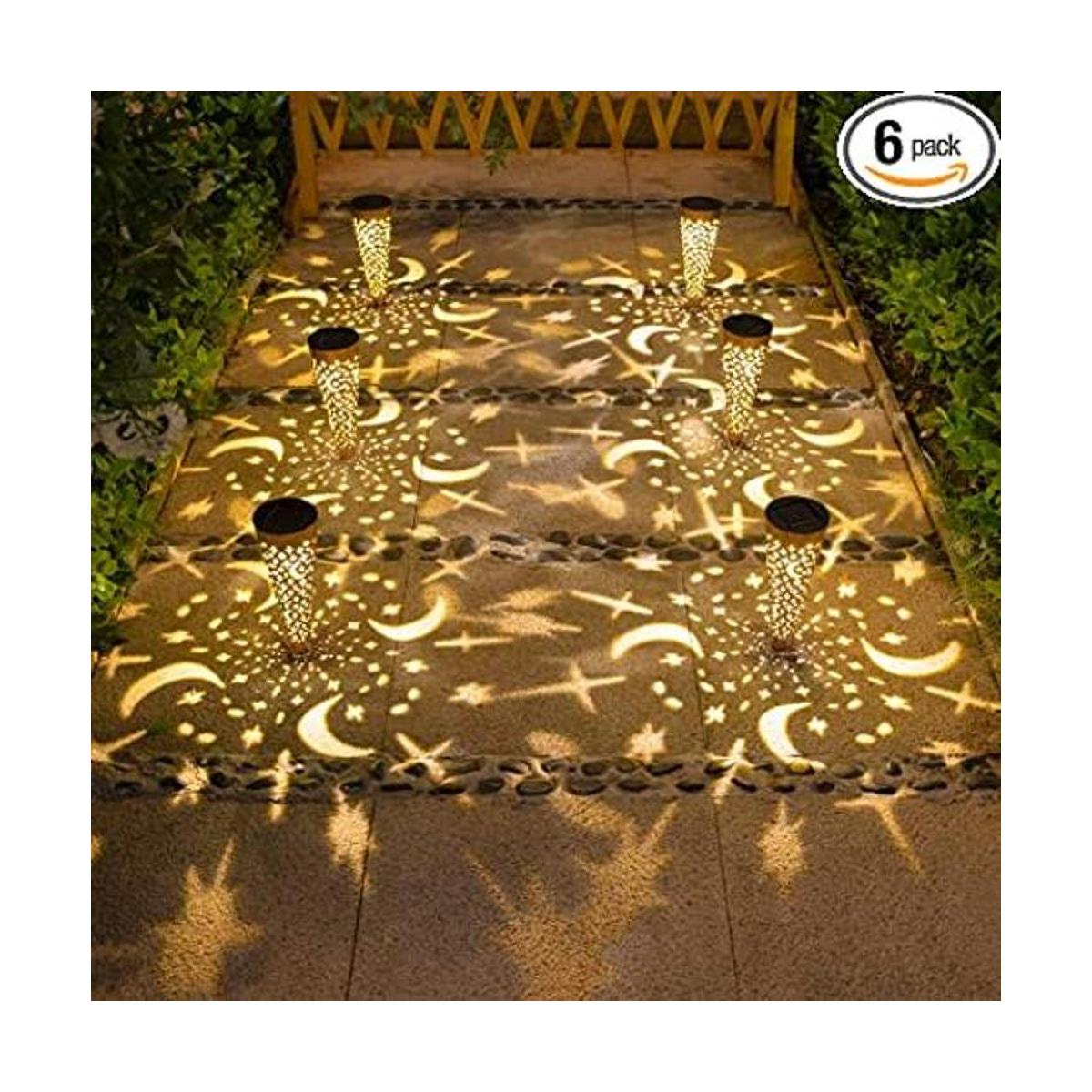 Go2garden Luces solares de jardín para exteriores luces