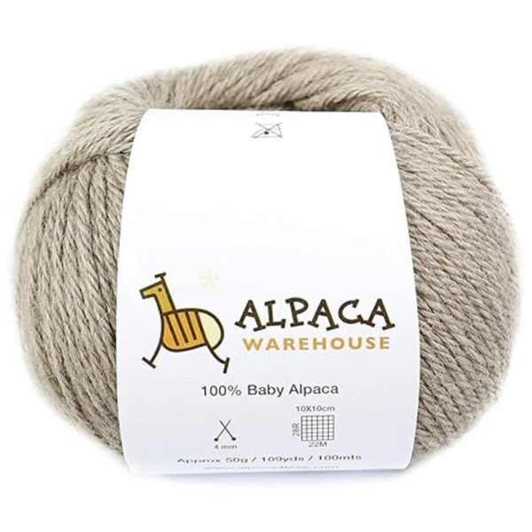Juego de 3 madejas de 100 lana de alpaca bebé peso