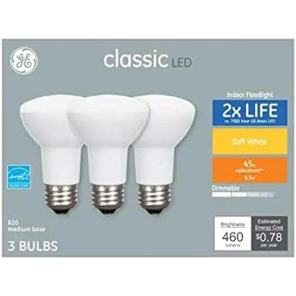 GE Classic Juego de 6 bombillas LED equivalente a 45 W_2