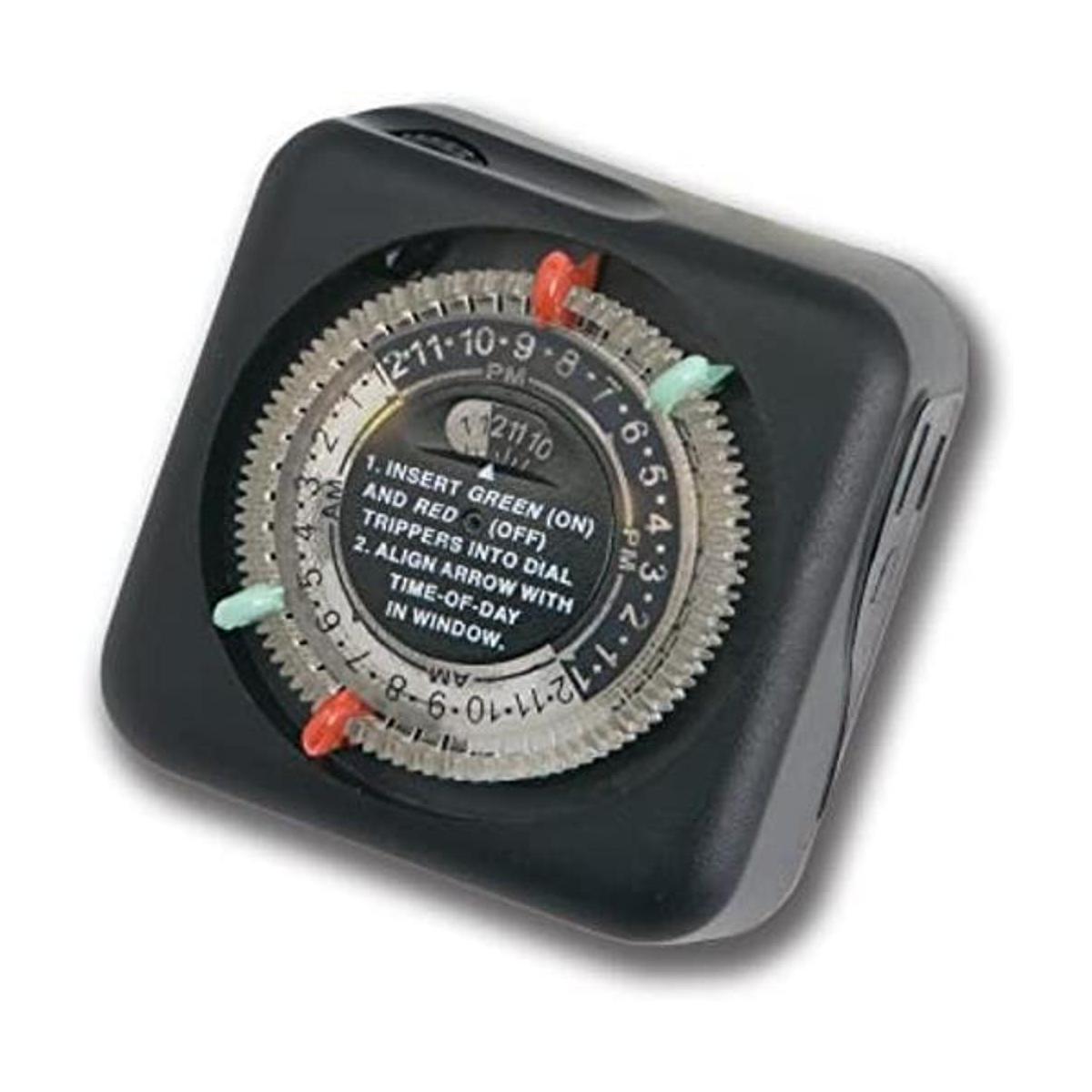 Kichler 15557BK Temporizador de recinto exterior