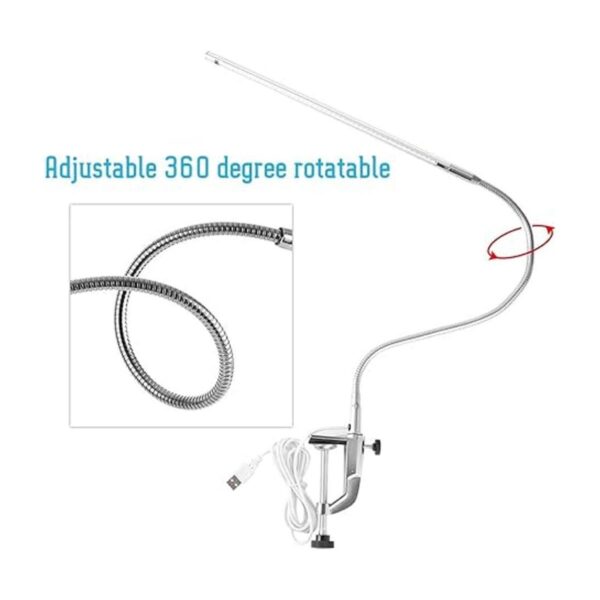 Delaman Lámpara de escritorio LED con USB luces de_4