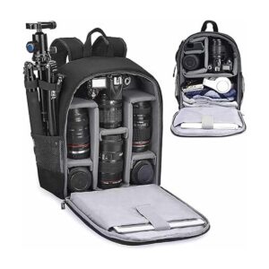 Cwatcun Mochila impermeable para cámara Canon Nikon Sony_1