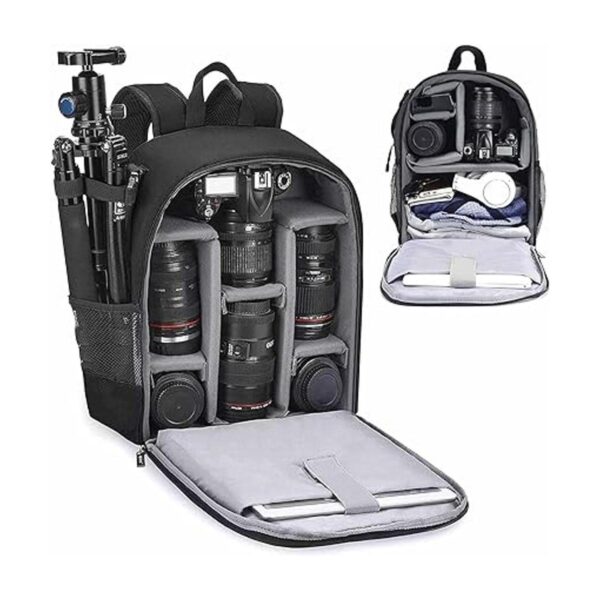 Cwatcun Mochila impermeable para cámara Canon Nikon Sony_1