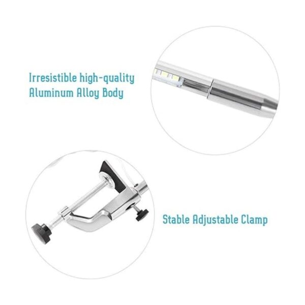 Delaman Lámpara de escritorio LED con USB luces de_5