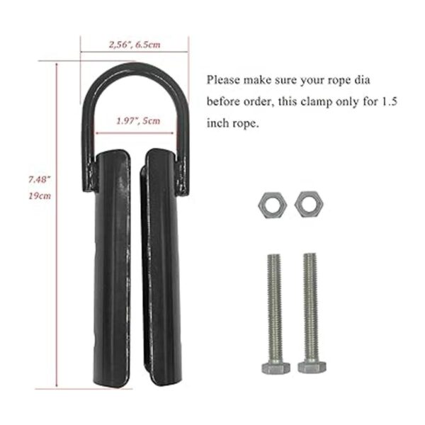 Forellfit Abrazadera de cuerda de escalada de 1.5 in 2_3