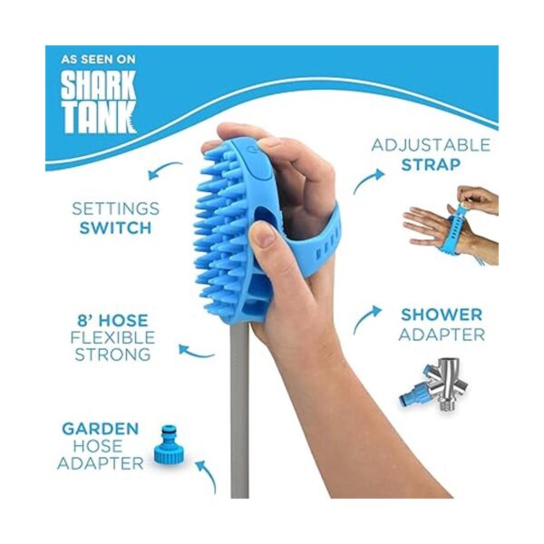 Aquapaw Dog Bath Brush Pro Herramienta pulverizadora y_5