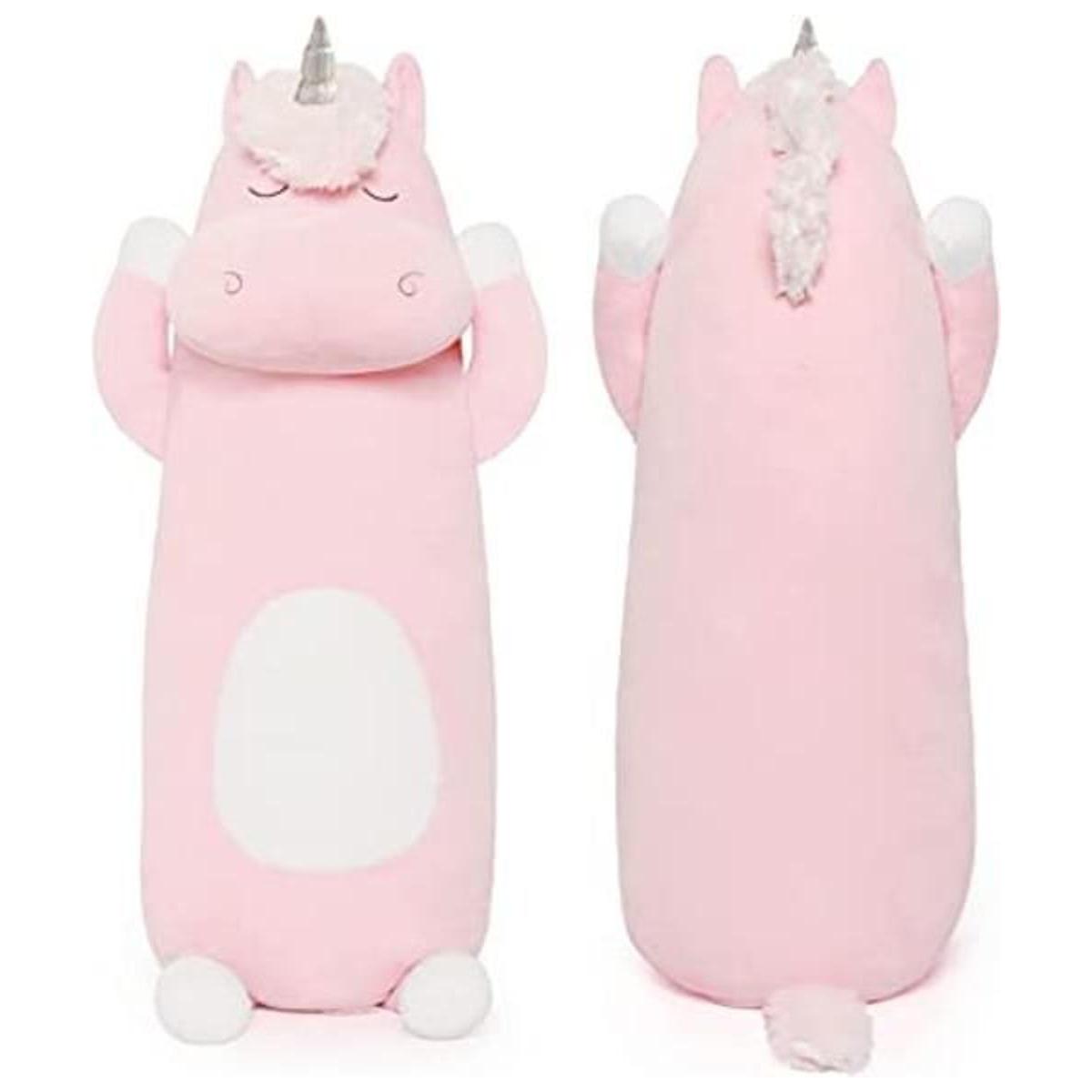 MorisMos Almohada corporal de unicornio grande animal de