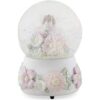 DEMDACO Chickadee Flowers Pastel Musical Snow Globe Plays_4