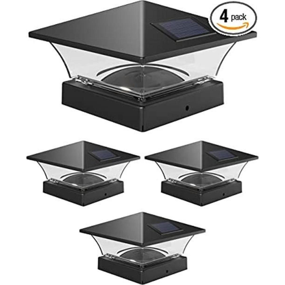 Davinci Lighting Luces solares clásicas para postes para