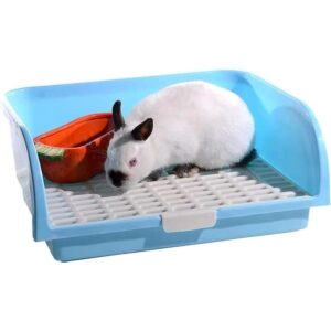 Hamiledyi Caja de arena para conejos grande caja de cama_1