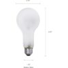 LEDVANCE 15738 Sylvania PS30 Bombilla incandescente 300