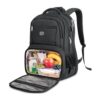 Mochila de almuerzo bolsa de libros universitaria aislada_1