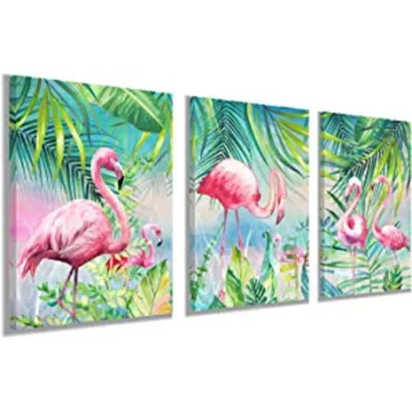 Decoración de pared de flamenco diseño de animales_1