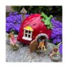 Mood Lab Fairy Garden Juego de 4 piezas de casa de fresa_6