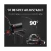 PROFORUS Lámpara frontal UV LED negra de 395 nm luz_3
