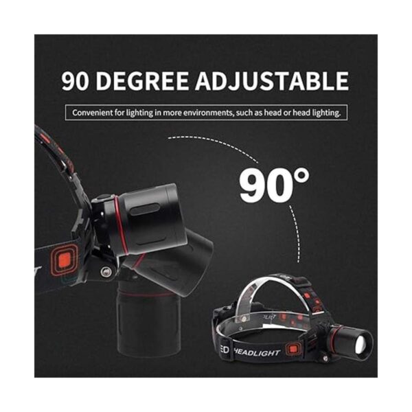 PROFORUS Lámpara frontal UV LED negra de 395 nm luz_3