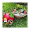 Mood Lab Fairy Garden Juego de 4 piezas de casa de fresa_3