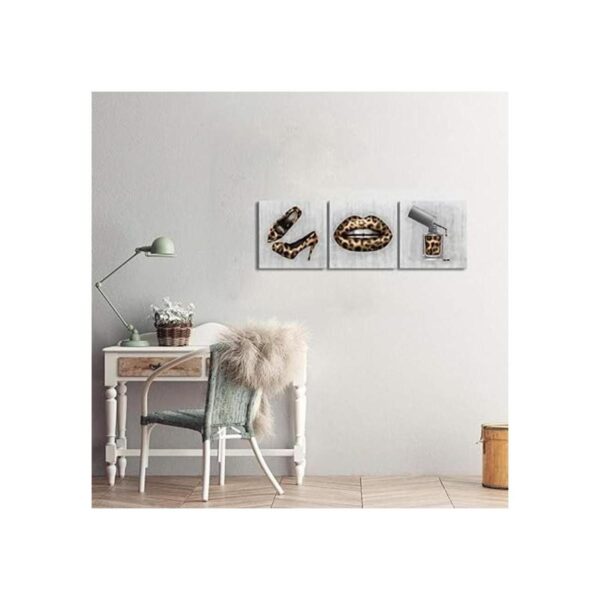Derkymo 3 piezas de maquillaje para decoración de pared_2