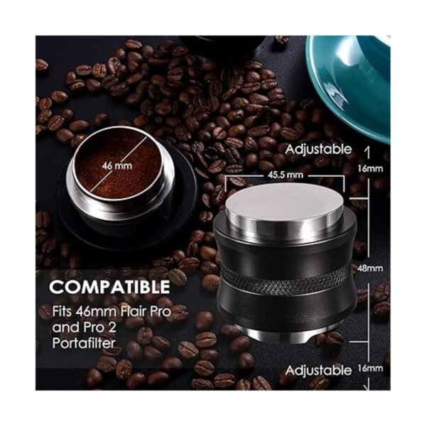Distribuidor y manipulador de café de 1.791 in nivelador