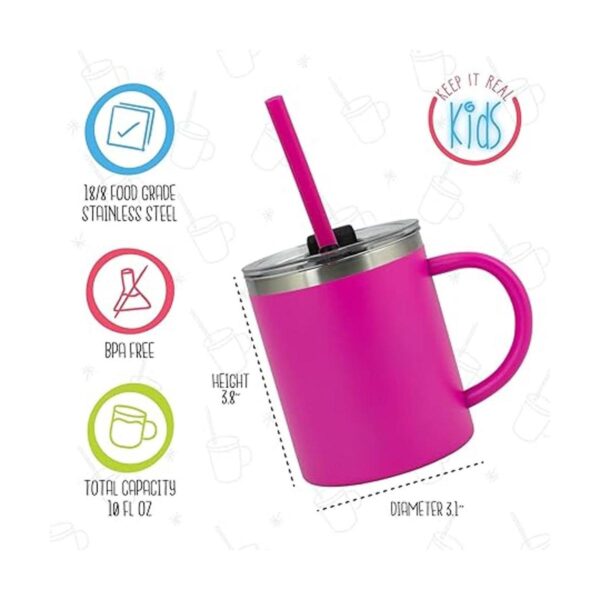 Tazas de acero inoxidable para niños taza de acero_2
