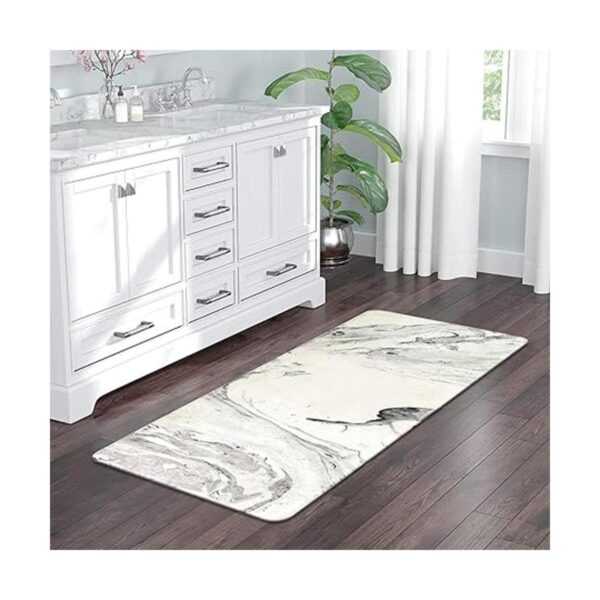 HAOCOO Alfombra de baño de 20 x 59 pulgadas alfombra de_6