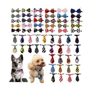 JpGdn Juego de 60 corbatas para mascotas que incluyen 30