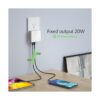Nekmit Cargador USB C 52 W y 4 puertos de pared rápida y_2